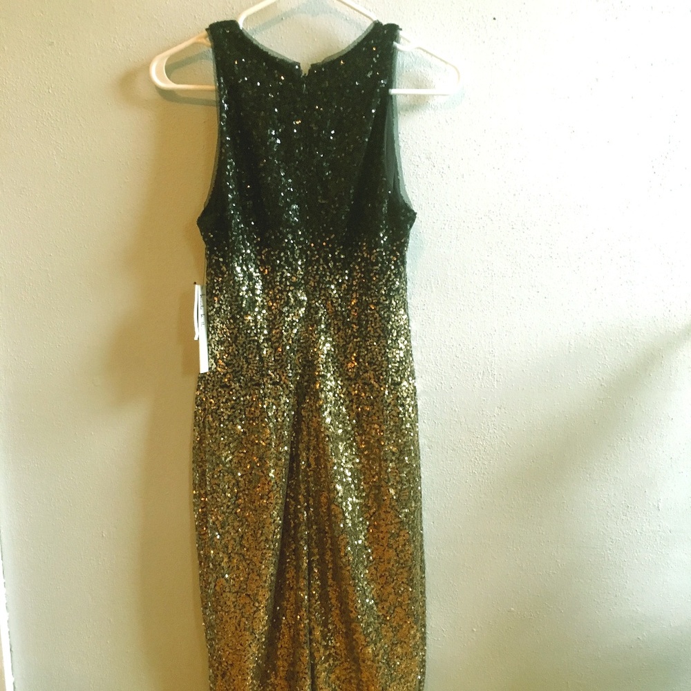 Nicole Miller Ombre Sequin Dress